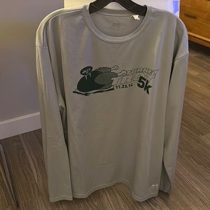 New York Jets Turkey Trot Performance Long Sleeve T Shirt